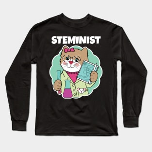 Steminist Science Feminist Long Sleeve T-Shirt